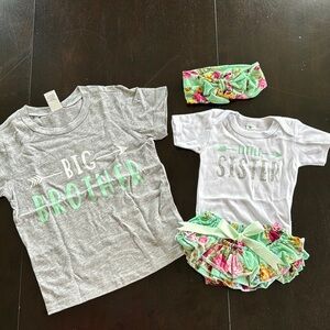Kavio Kids Matching Set - Gray and Mint